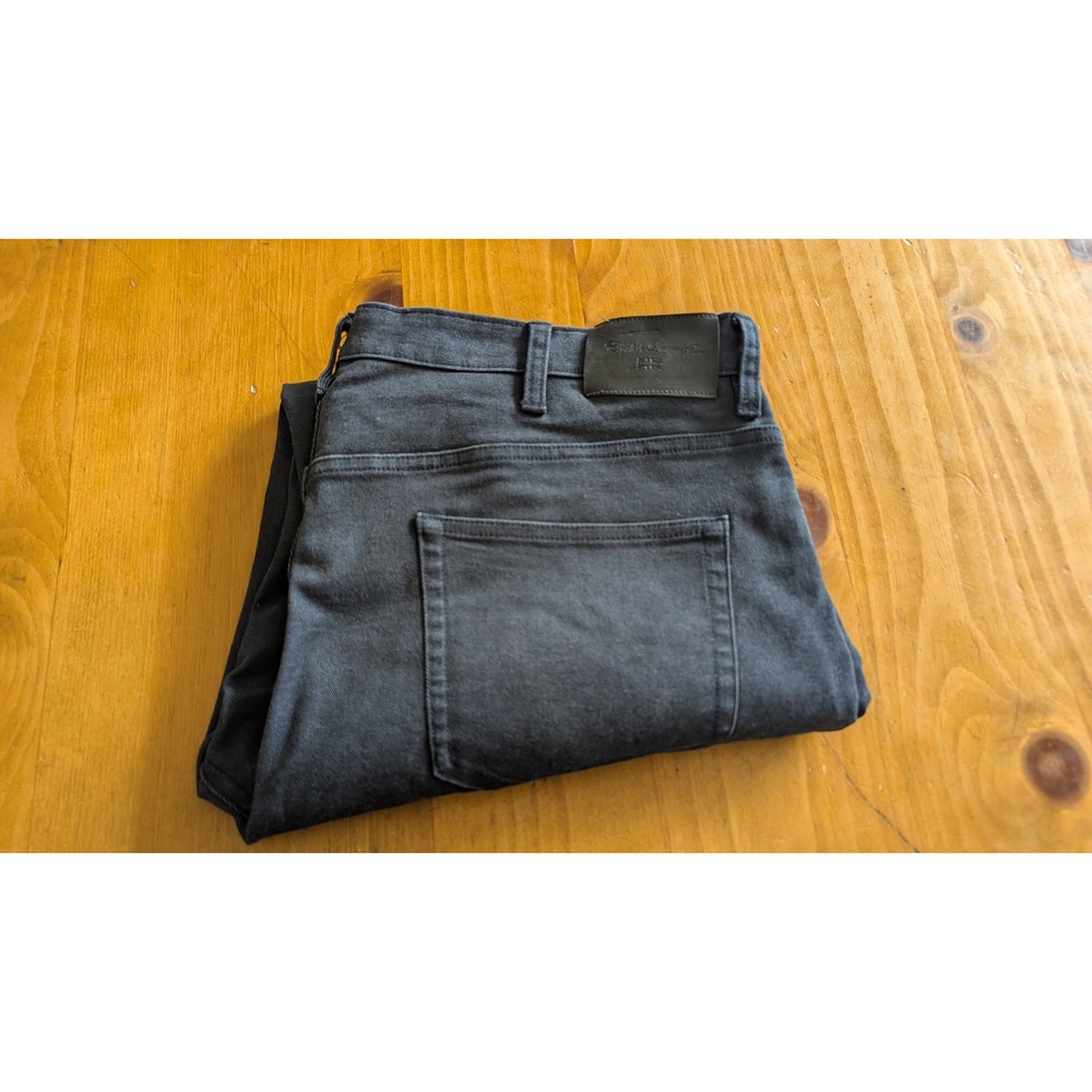 English Laundry Mens Charcoal Gray Straight Leg 5-Pocket Stretch Pants 38x30